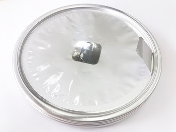 Vented easy open end cover for coffee bottle or cans