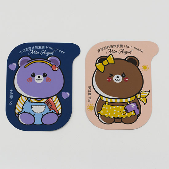 What should be noted when customizing hair wax sealing film?